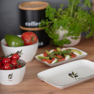 Miseczka PROWANSJA 800ml z porcelany New Bone 81477 wz. Olives