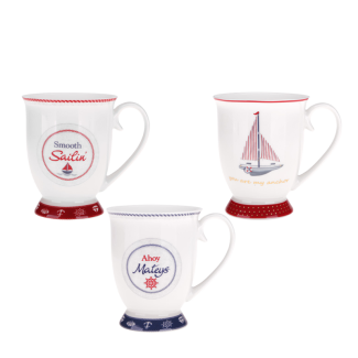 Kubek SEA 300 ml z porcelany New Bone 81405