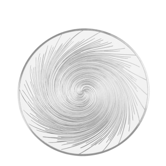 Mata dekoracyjna GLOSSY 60252 wz.5 srebrna