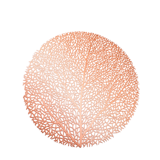 Mata dekoracyjna TREE 40257 różowe złoto