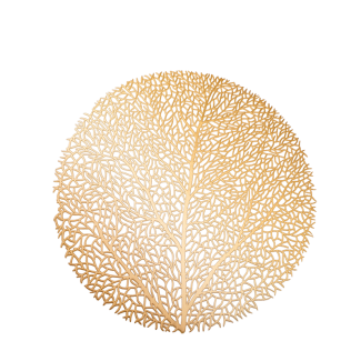 Mata dekoracyjna TREE 40257 złota