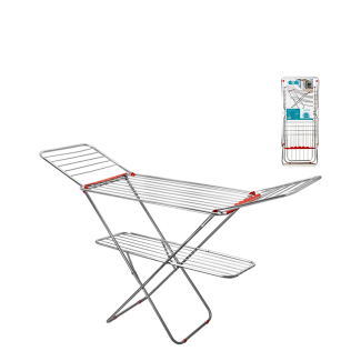 Suszarka na pranie aluminiowa 2 poziomowa ROSE 24m  27379