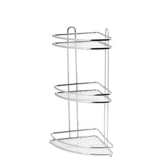 Półka łazienkowa narożna 3 poziomowa BLANCA 0699