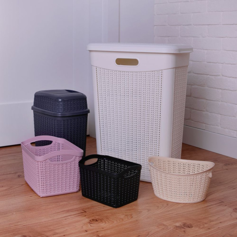 Kosz na bieliznę WILLOW 50l 22759 biały