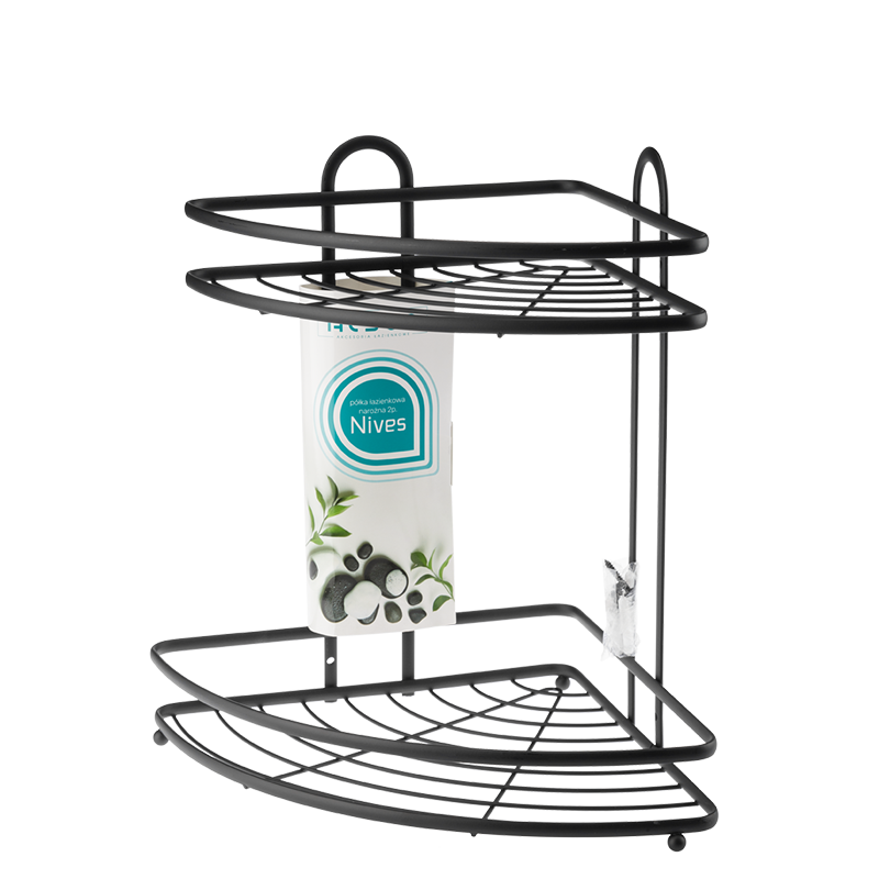 Półka łazienkowa 2 poziomowa NIVES 26496