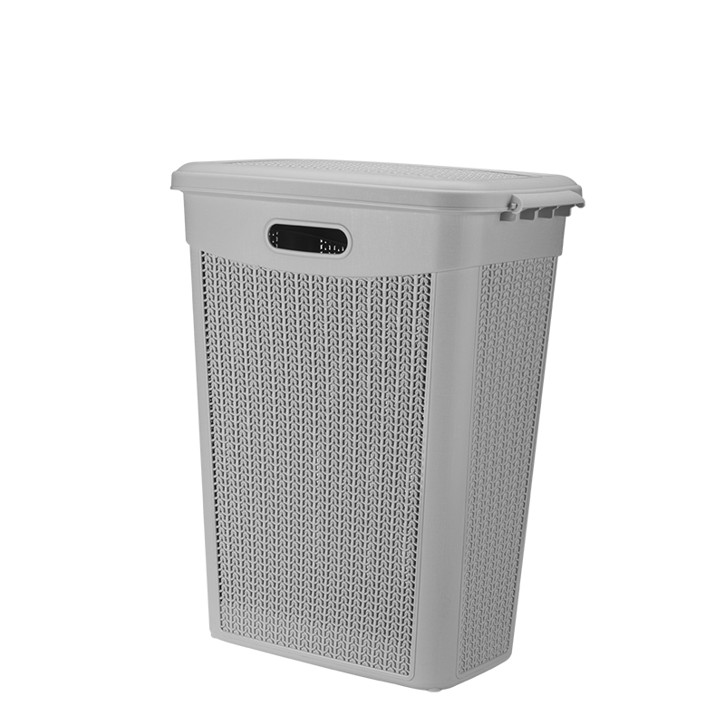 Kosz na bieliznę WILLOW 43l 27236 szary jasny