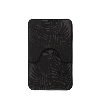 Komplet dywaników łazienkowych FLORYDA 50x80/50x50cm 2 elementy 29360 czarny