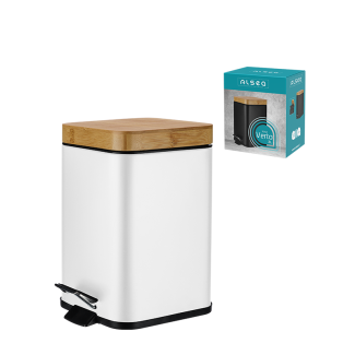 Kosz łazienkowy na śmieci kwadratowy VERTO 3l 25448 biały