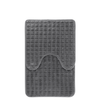 Komplet dywaników łazienkowych PANAMA 45x70/45x45cm 2 elementy 06266 szary