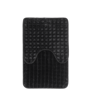 Komplet dywaników łazienkowych PANAMA 45x70/45x45cm 2 elementy 06266 czarny