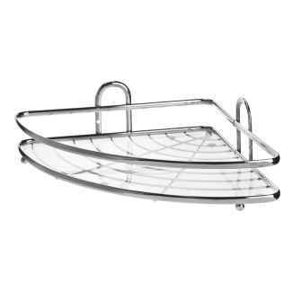 Półka łazienkowa narożna 1 poziomowa BLANCA 5035