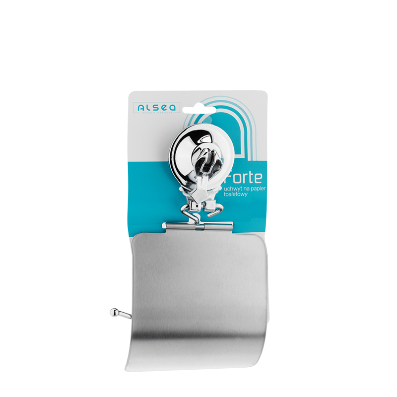 Uchwyt na papier toaletowy z klapką FORTE 9941