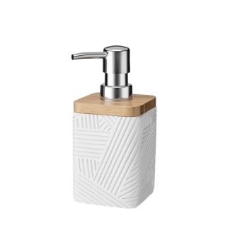 Dozownik na mydło CAMINO kwadratowy 08833 biały