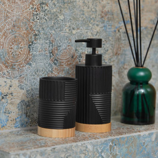 Dozownik na mydło CAMINO 08772 czarny