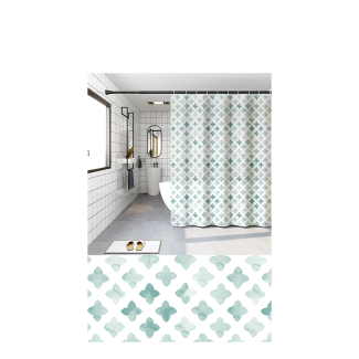 Zasłona prysznicowa PEVA 180x180cm 27516 wzór 16