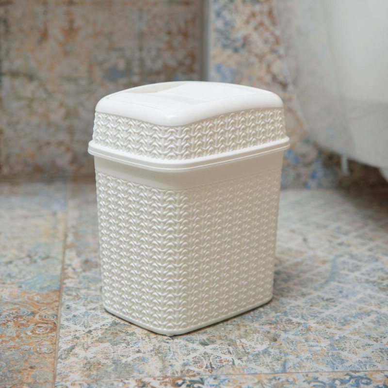 Kosz uchylny WILLOW 5l 22774 biały