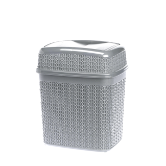 Kosz uchylny WILLOW 5l 22774 szary jasny