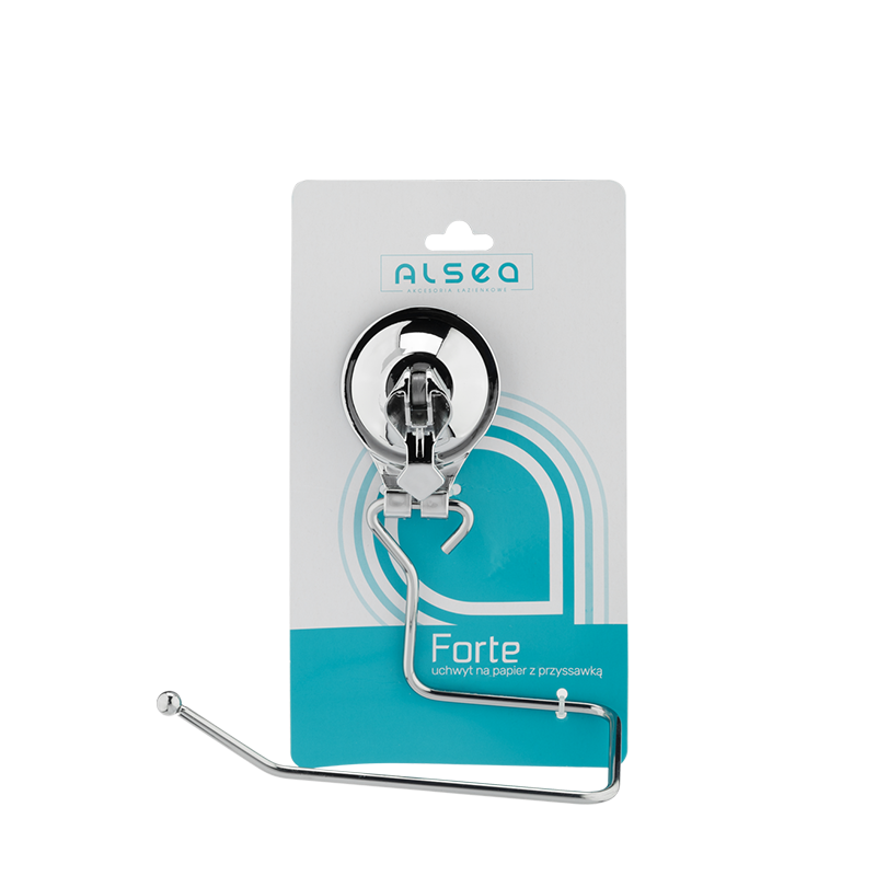 Uchwyt na papier toaletowy z przyssawką FORTE 9123