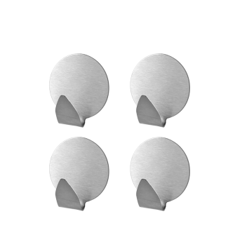 Komplet wieszaków samoprzylepnych okrągłych NIKO 4 sztuki 20142