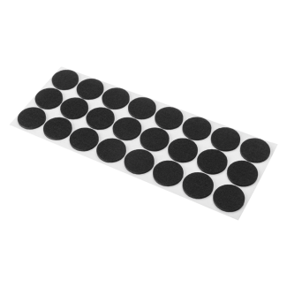 Podkładki filcowe okrągłe 29mm 24 sztuki 29931 czarny