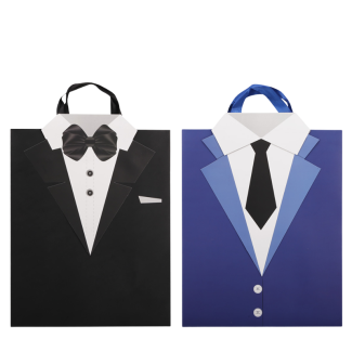 Torebka prezentowa z odzobą 3D GENTLEMAN 260x320x120mm 30319