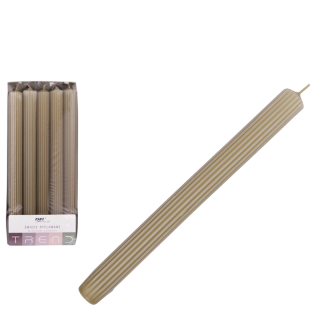 Świeca Ryflowana TREND 22/240 72014 kaszmirowy wz1