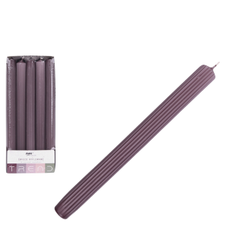 Świeca Ryflowana TREND 22/240 72014 śliwkowy wz3