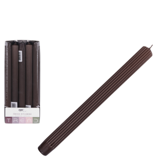 Świeca Ryflowana TREND 22/240 72014 brązowy wz6