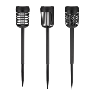 Lampka solarna pochodnia VIRGO 37cm display 24 sztuki 43964