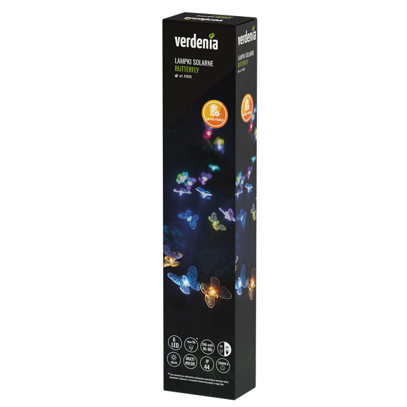 Lampki solarne BUTTERFLY 43926