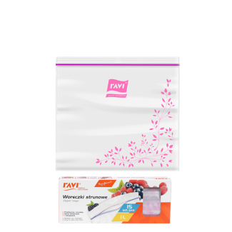 Woreczki strunowe 1L, 15szt.  00214