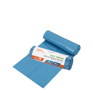 Worki Eco Trend 120L, 5 szt. papier (niebieskie) 00766