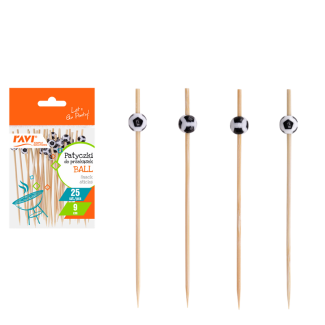 NJ Patyczki do przekąsek BALL 25szt./ 9cm  71858