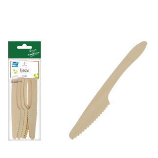 NJB Noże drewniane 185mm/ 6 szt. 81823