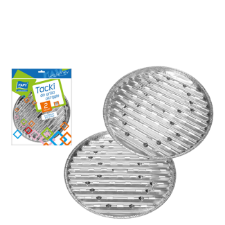 NJ Tacki okrągłe do grilla fi34cm, 2szt.  00113