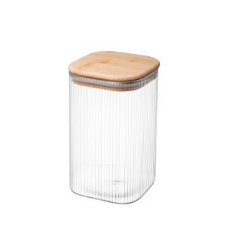 Pojemnik szklany kwadrat JEFF 1000 ml 38540 J