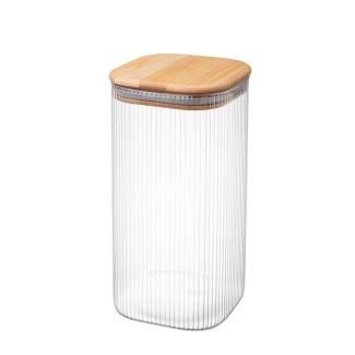 Pojemnik szklany kwadrat JEFF 1400 ml 38557 J