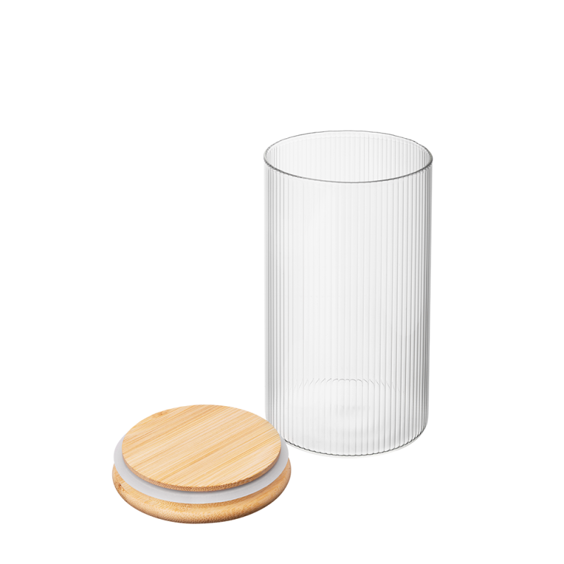 Pojemnik szklany okrągły JEFF 1000 ml 38519 J