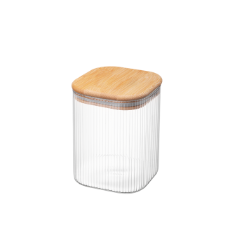 Pojemnik szklany kwadrat JEFF 850 ml 38533 J