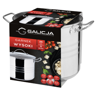 Garnek wysoki 26cm/11l 1863