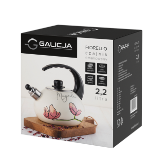 Czajnik emaliowany FIORELLO 2,2l 29032 wzór 2