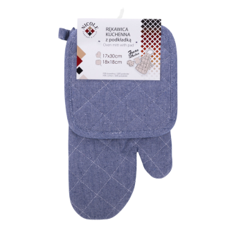 Rękawica kuchenna z podkładką Jeans Collection, art. 21785, WZ_3