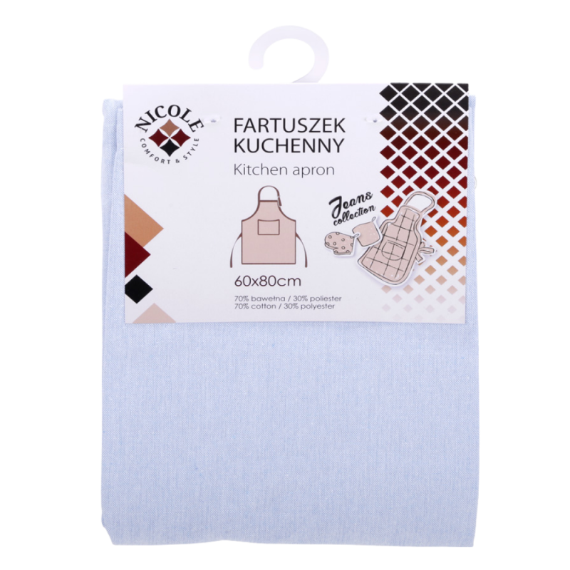 Fartuszek kuchenny 60X80cm Jeans Collection, art. 21789, WZ_1