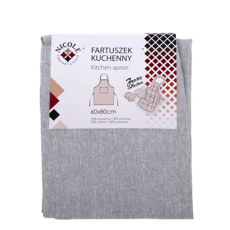 Fartuszek kuchenny 60X80cm Jeans Collection, art. 21789, WZ_4