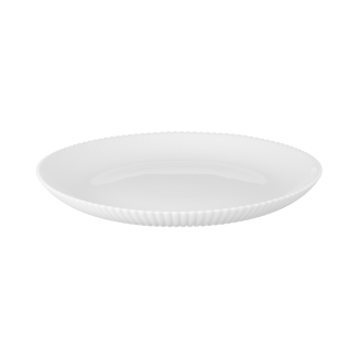 Talerz deserowy AURORA 19cm biały