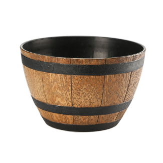Donica BARREL 33cm 8970 brąz jasny