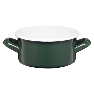 Rondel emaliowany gładki GORDON 14cm/1l 02060 zielony