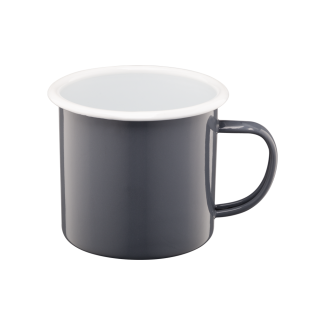 Kubek emaliowany ROBERTO 9cm/0,5l 15770 szary