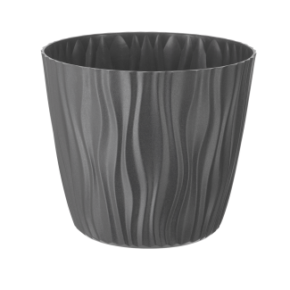 Doniczka SAHARA 14cm 07607 szary