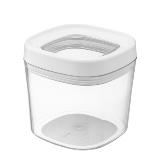 Pojemnik spożywczy transparentny biały 600ml AMOS